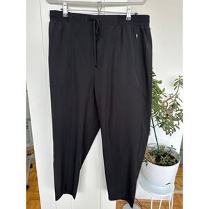 Lou & Grey NWT Black Comfort Stretch Lightweight Straight Leg Pants,  XL